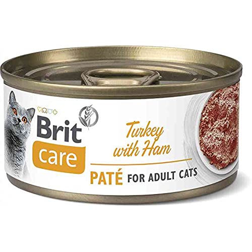 Brit Care Cat Turkey Pate with Ham Indiger Schinken 70 g von Brit