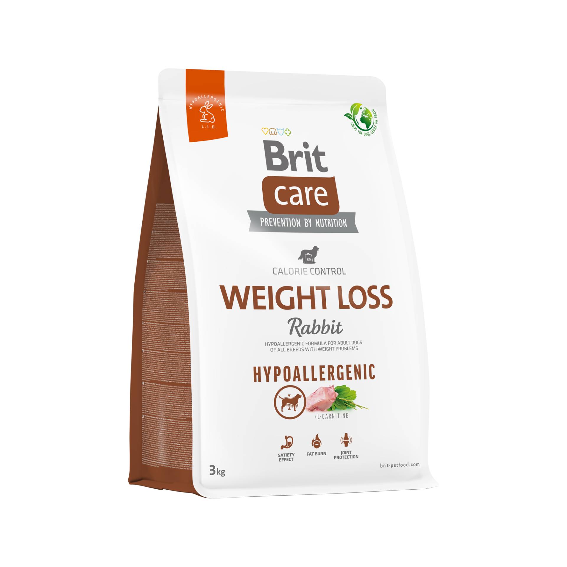 Brit Care - Dog - Hypoallergenic Weight Loss - Kaninchen - 3 kg von Brit