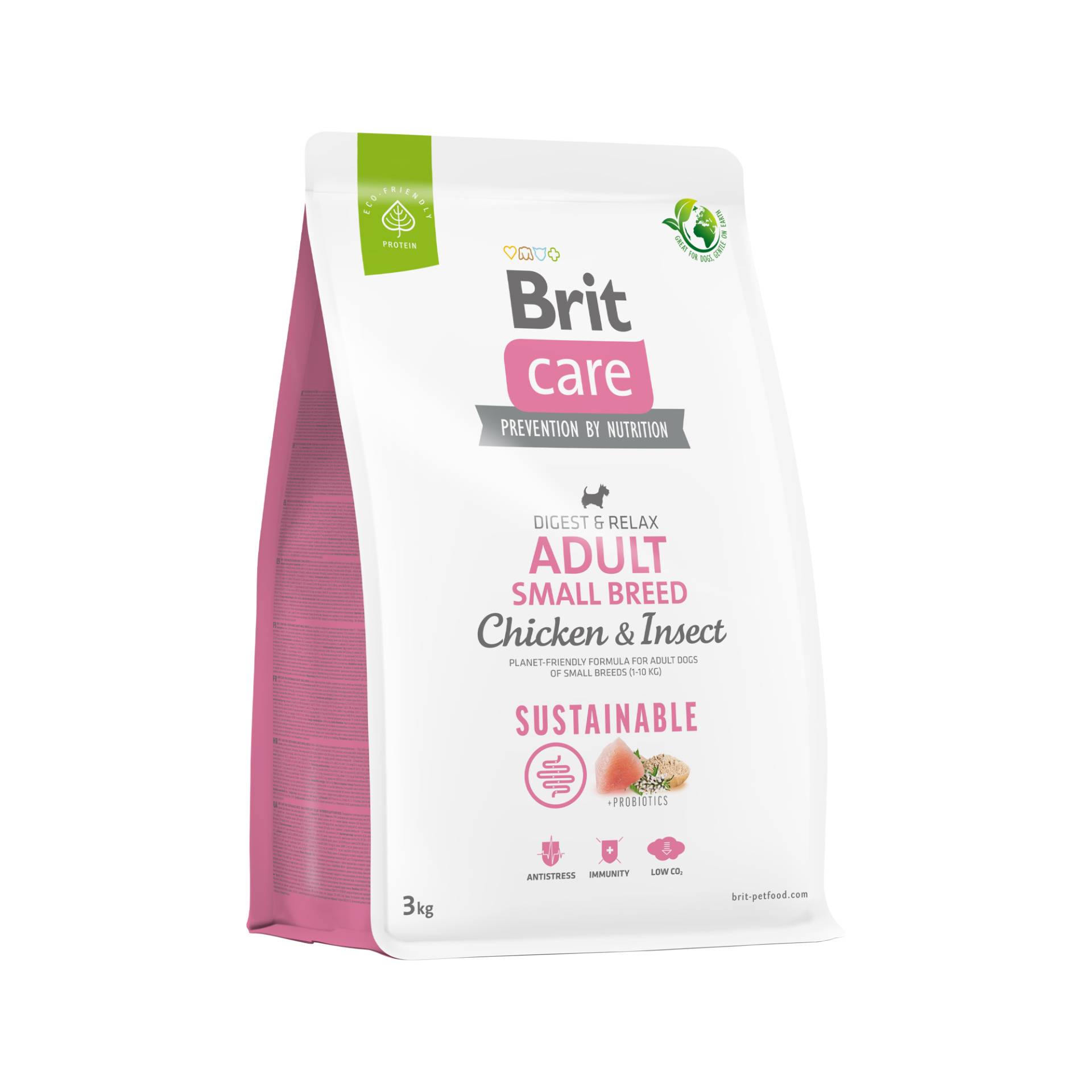 Brit Care - Dog - Sustainable Adult Small Breed - Huhn & Insekten - 3 kg von Brit