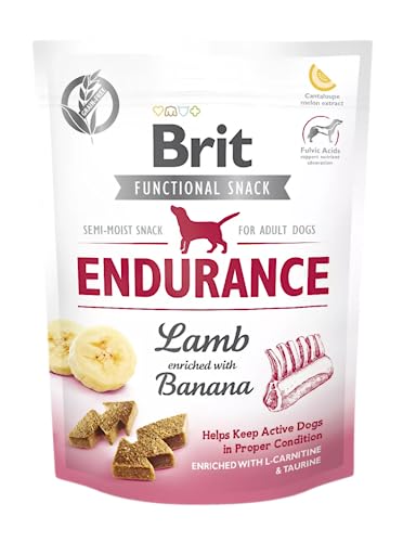 VAFO Praha s.r.o. BRIT Dog Snacks für Hunde, 150 g, Sandwiderstand, Banane von Brit Care