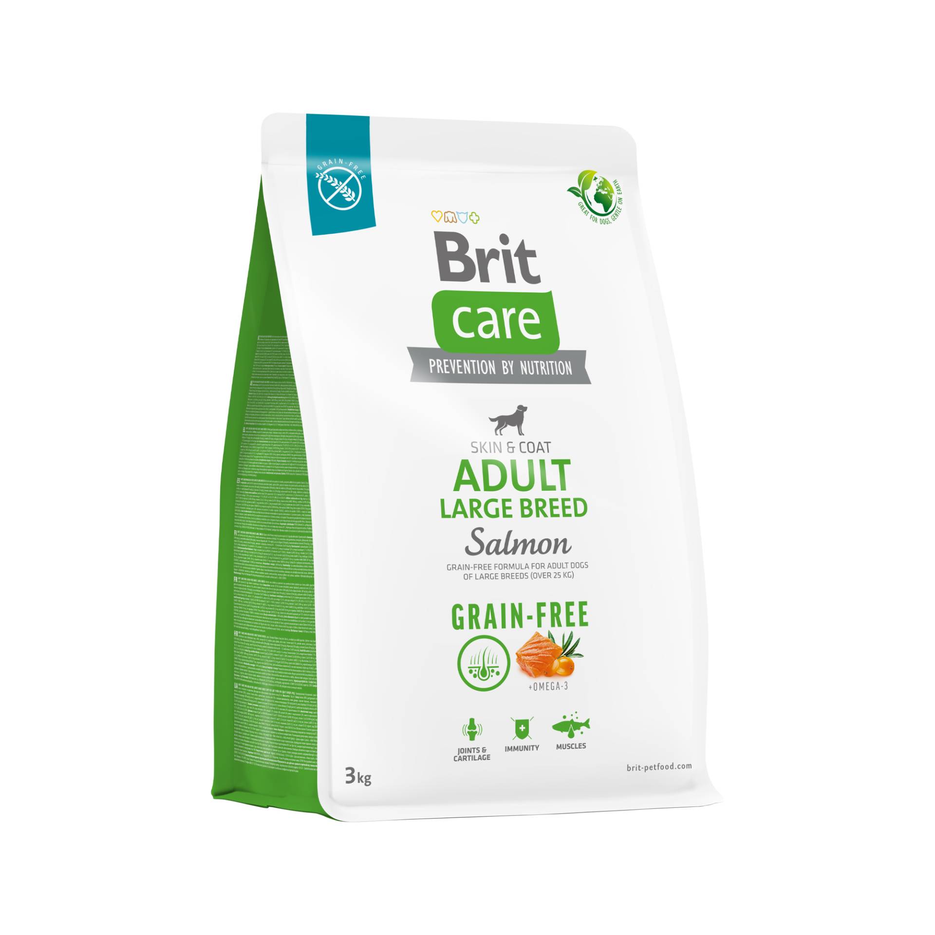 Brit Care Grain Free - Adult Large Breed - Lachs - 3 kg von Brit