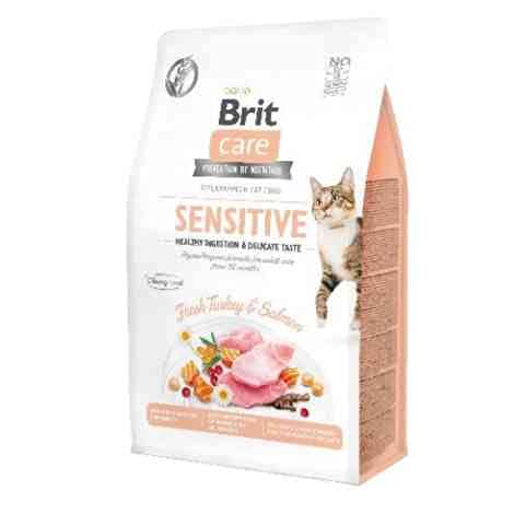 VAFO PRAHA s.r.o. Brit Care Cat Sensitive Nassfutter für Katzen, 400 g, gesunde Verdauung und delikater Geschmack GF, 1 Stück (1er Pack) von Brit