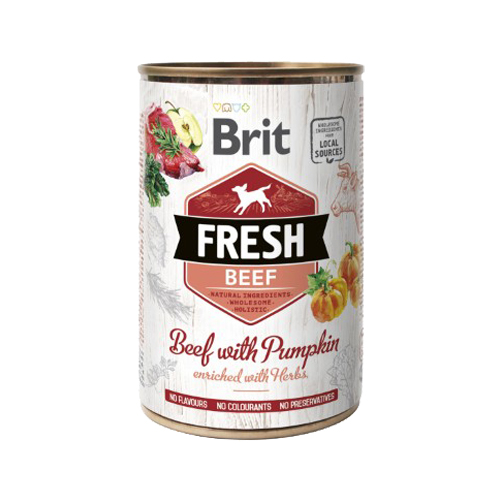 Brit Fresh Cans - Hund - Fisch mit Kürbis - 6 x 400 g von Brit