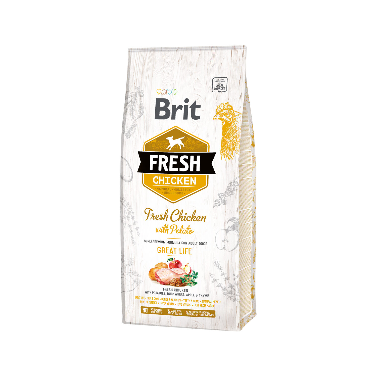 Brit Fresh Chicken with Potato Adult - 12 kg Brit Fresh Chicken with Potato Adult - 12 kg von Brit