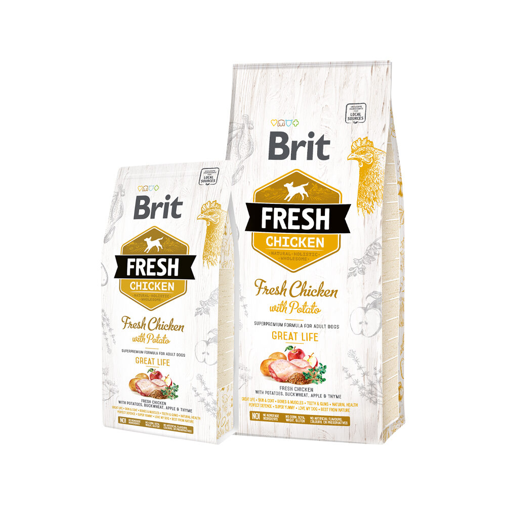 Brit Fresh Chicken with Potato Adult - 2,5 kg Brit Fresh Chicken with Potato Adult - 2,5 kg von Brit