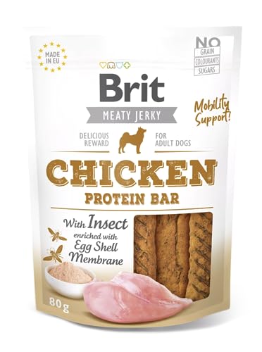Brit Jerky Chicken with Insect Protein Bar Huhn Insekte 80g von Brit