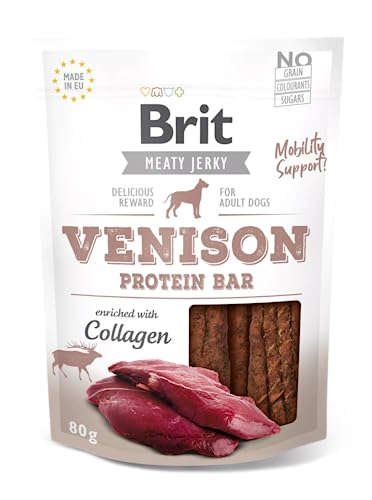 Brit Jerky Venison Protein Bar Wild 80g von Brit