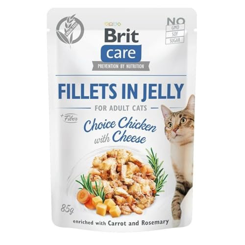 Brit Katzenfutter Gelee Huhn Käse 85 g von Brit