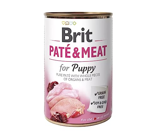 VAFO PRAHA s.r.o. Brit Can Nassfutter für Hunde, 800 g Pate & Fleisch Welpen / 6 von Brit