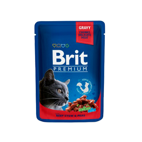 Brit Premium Cat Pouches - Adult - Kabeljau - 24 x 100 g Brit Premium Cat Pouches - Adult - Kabeljau - 24 x 100 g von Brit