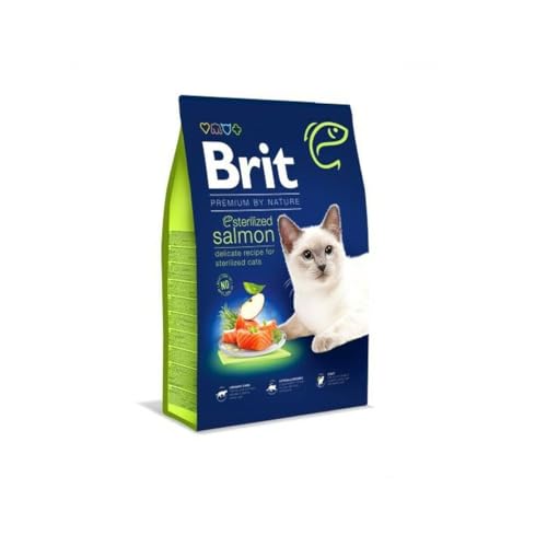 Brit Premium-Katzenfutter by Nature Sterilized Erwachsene Lachs Truthahn 1,5 kg von Brit