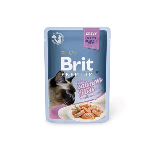 VAFO PRAHA s.r.o. Brita Premium Cat Sasz.85g Gel Lachsfilet Nassfutter von Brit