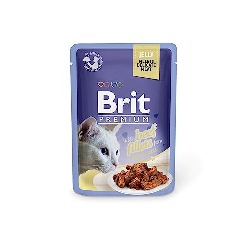 VAFO PRAHA s.r.o. Bret Premium Cat Sasz.85g Gel Nassfutter für Katzen von Brit