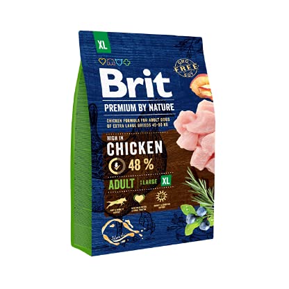 Brit Premium von Natur aus Erwachsene XL Huhn 3 kg von Brit
