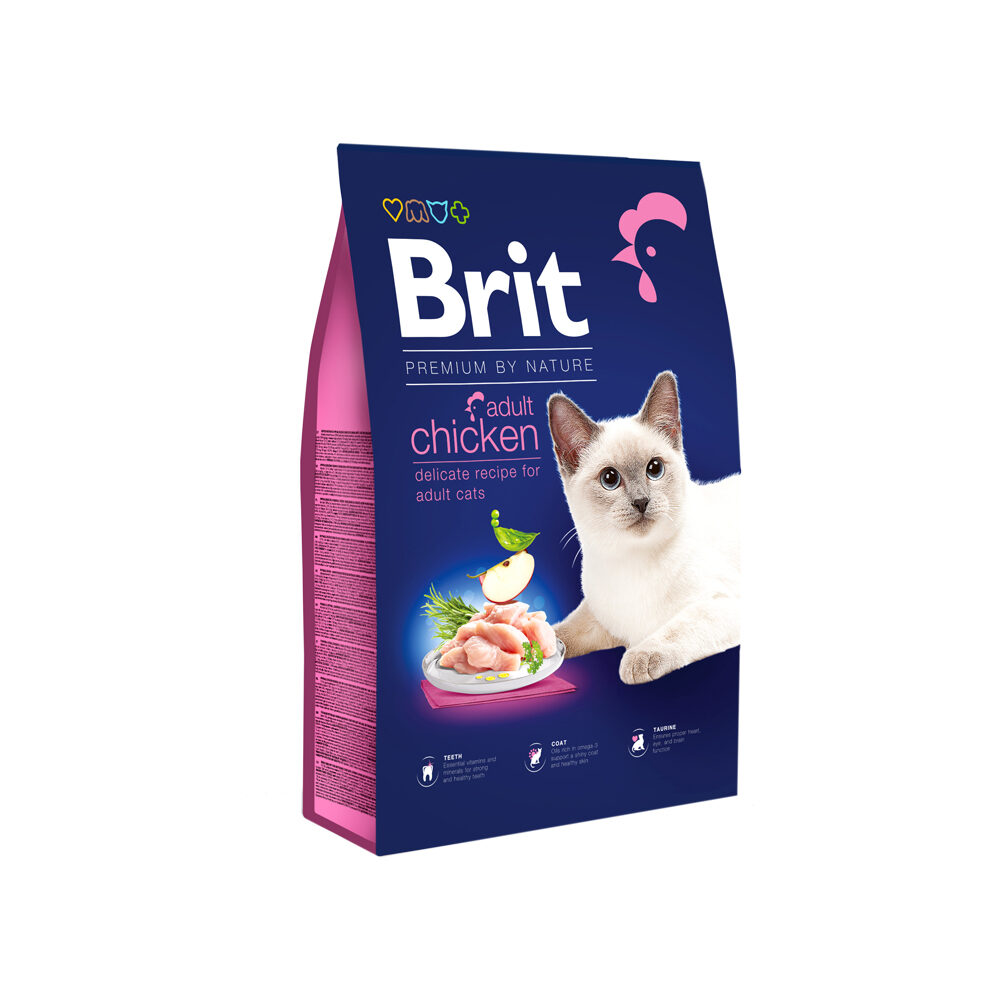Brit Premium by Nature Cat - Adult Salmon - 8 kg von Brit