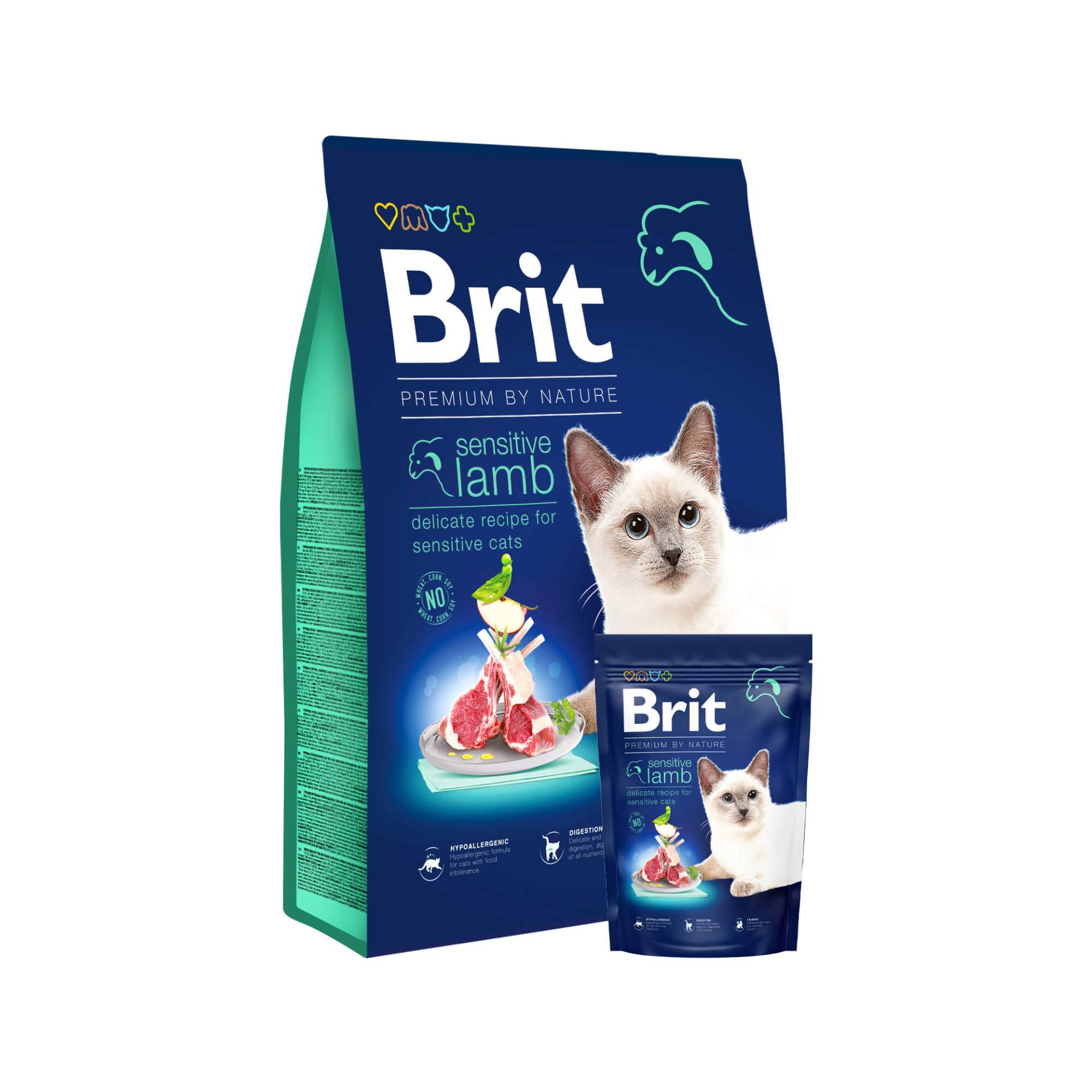 Brit Premium by Nature Cat - Sensitive Lamm - 1,5 kg Brit Premium by Nature Cat - Sensitive Lamm - 1,5 kg von Brit