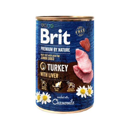 Brit Premium by Nature Meaty Paté Junior - Truthahn mit Leber - 6 x 400 g Brit Premium by Nature Meaty Paté Junior - Truthahn mit Leber - 6 x 400 g von Brit