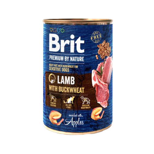 Brit Premium by Nature Meaty Paté Sensitive - Lamm mit Buchweizen - 6 x 400 g Brit Premium by Nature Meaty Paté Sensitive - Lamm mit Buchweizen - 6 x 400 g von Brit