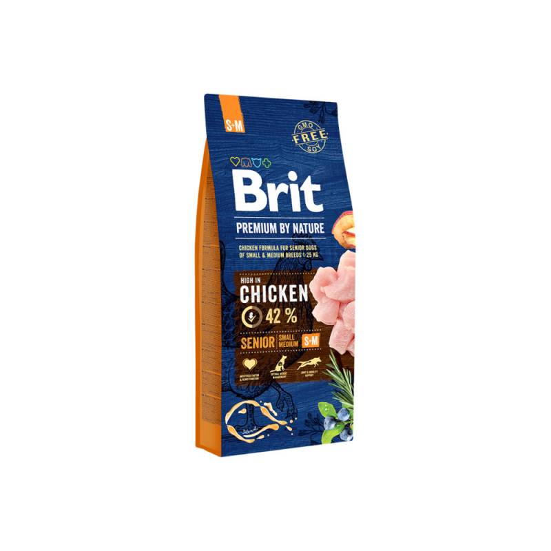 Brit Premium by Nature Senior S+M Hundefutter - 3 kg Brit Premium by Nature Senior S+M Hundefutter - 3 kg von Brit