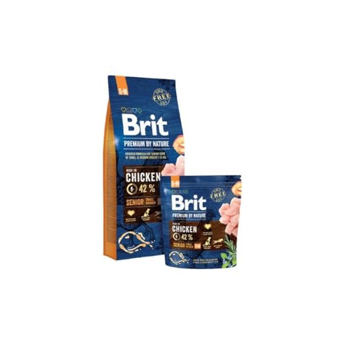 Brit Premium by Nature Senior S+M Senior Huhn 8 kg von Brit