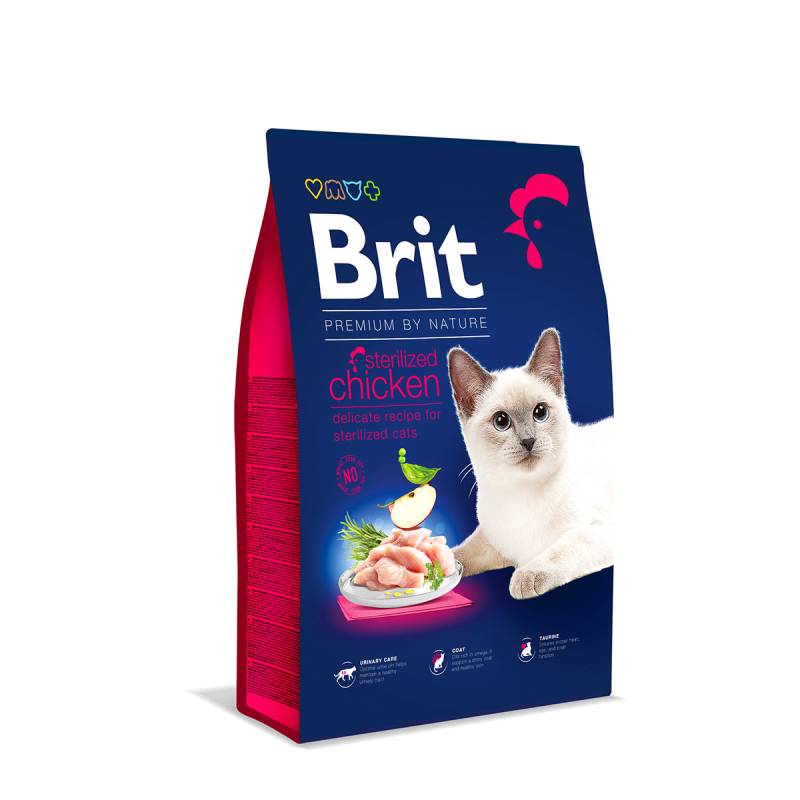 Brit Premium by Nature sterilized Cat Chicken 8kg von Brit