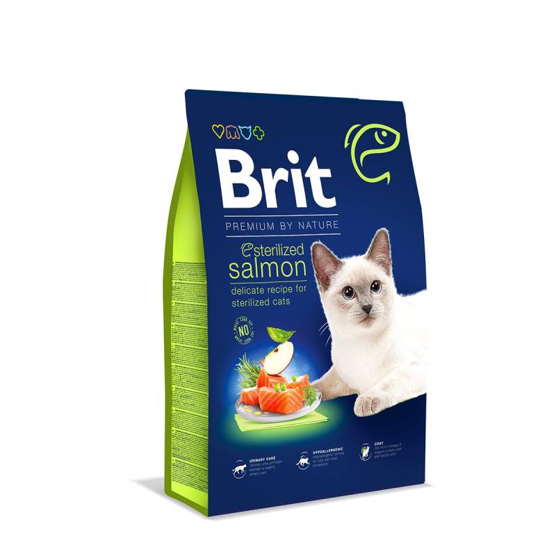 Brit Premium by Nature sterilized Cat Salmon 8 kg von Brit