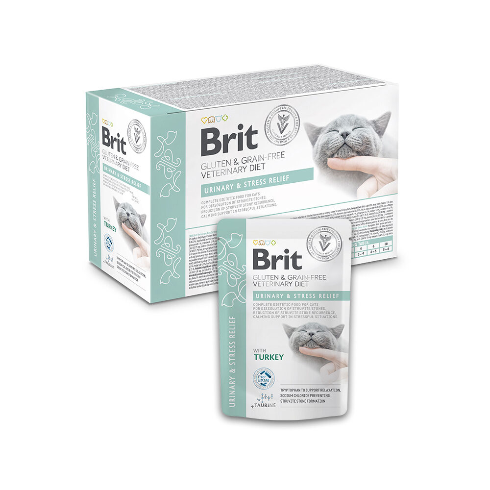 Brit VD Cat - Grain free - Urinary & Stress Relief - Pouch 12 x 85 g Brit VD Cat - Grain free - Urinary & Stress Relief - Pouch 12 x 85 g von Brit