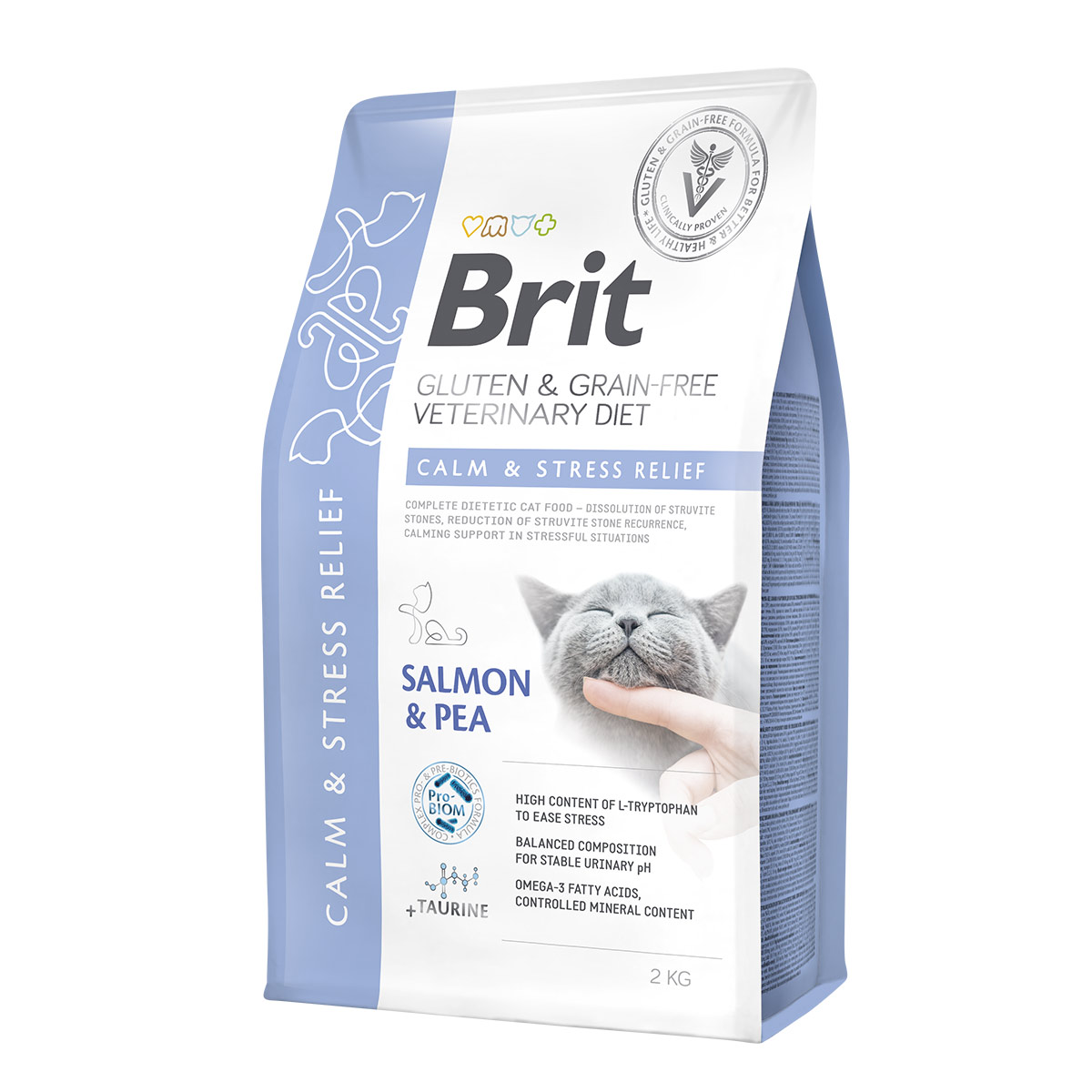 Brit Vet Diet Cat Calm & Stress Relief 2 kg von Brit