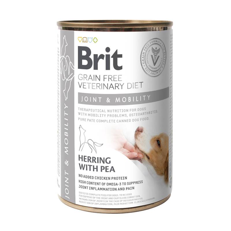 Brit Vet Diet Dog Cans Joint & Mobility 6 x 400 g von Brit