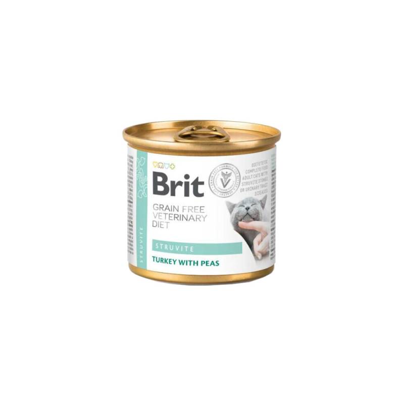 Brit Veterinary Diet Cat - Getreidefrei - Struvite - Dose - 6 x 200 g von Brit