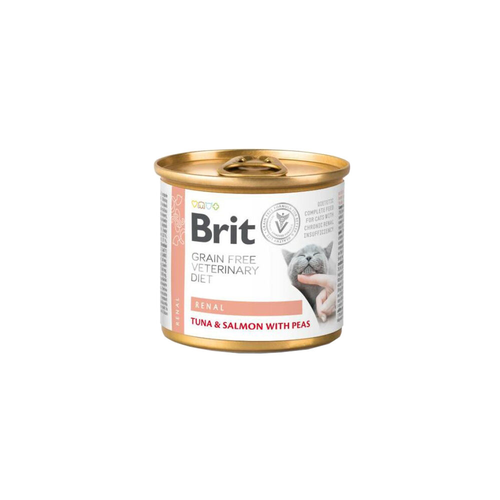 Brit Veterinary Diet Cat - Grain free - Renal - Dose - 6 x 200 g Brit Veterinary Diet Cat - Grain free - Renal - Dose - 6 x 200 g von Brit