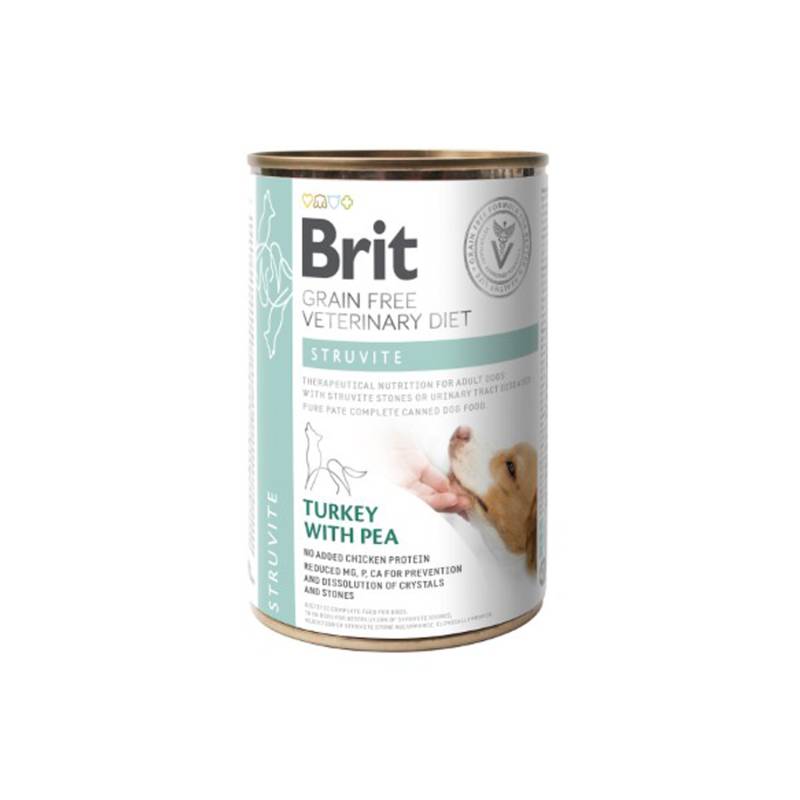 Brit Veterinary Diet Dog - Grain Free - Struvite - Dose - 6 x 400 g von Brit