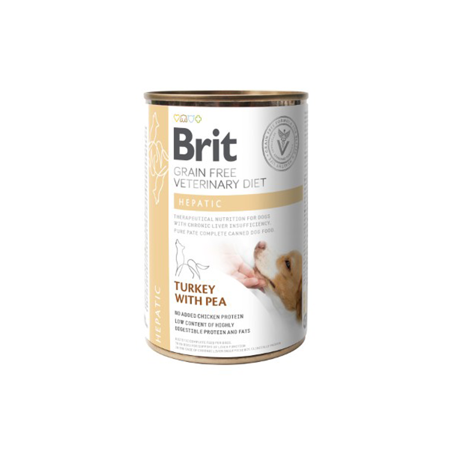 Brit Veterinary Diet Dog - Grain free - Hepatic - Dose - 6 x 400 g Brit Veterinary Diet Dog - Grain free - Hepatic - Dose - 6 x 400 g von Brit