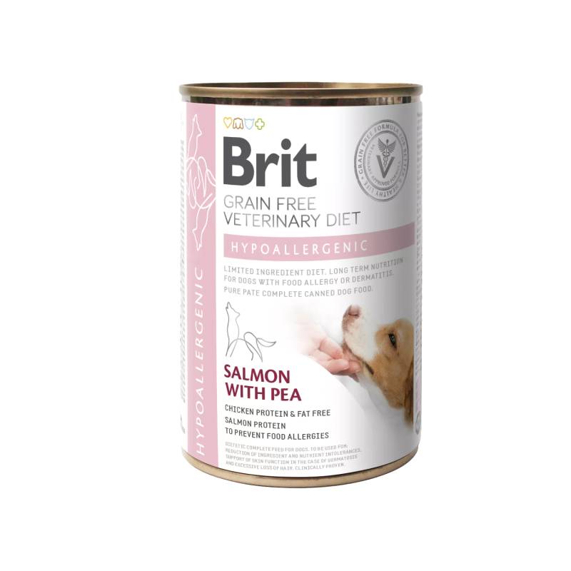 Brit Veterinary Diet Hund - Getreidefrei - Hypoallergen - Dose - 6 x 400 g von Brit