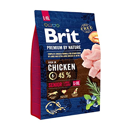 Brit by Nature Senior L+XL Chicken 3 KG von Brit