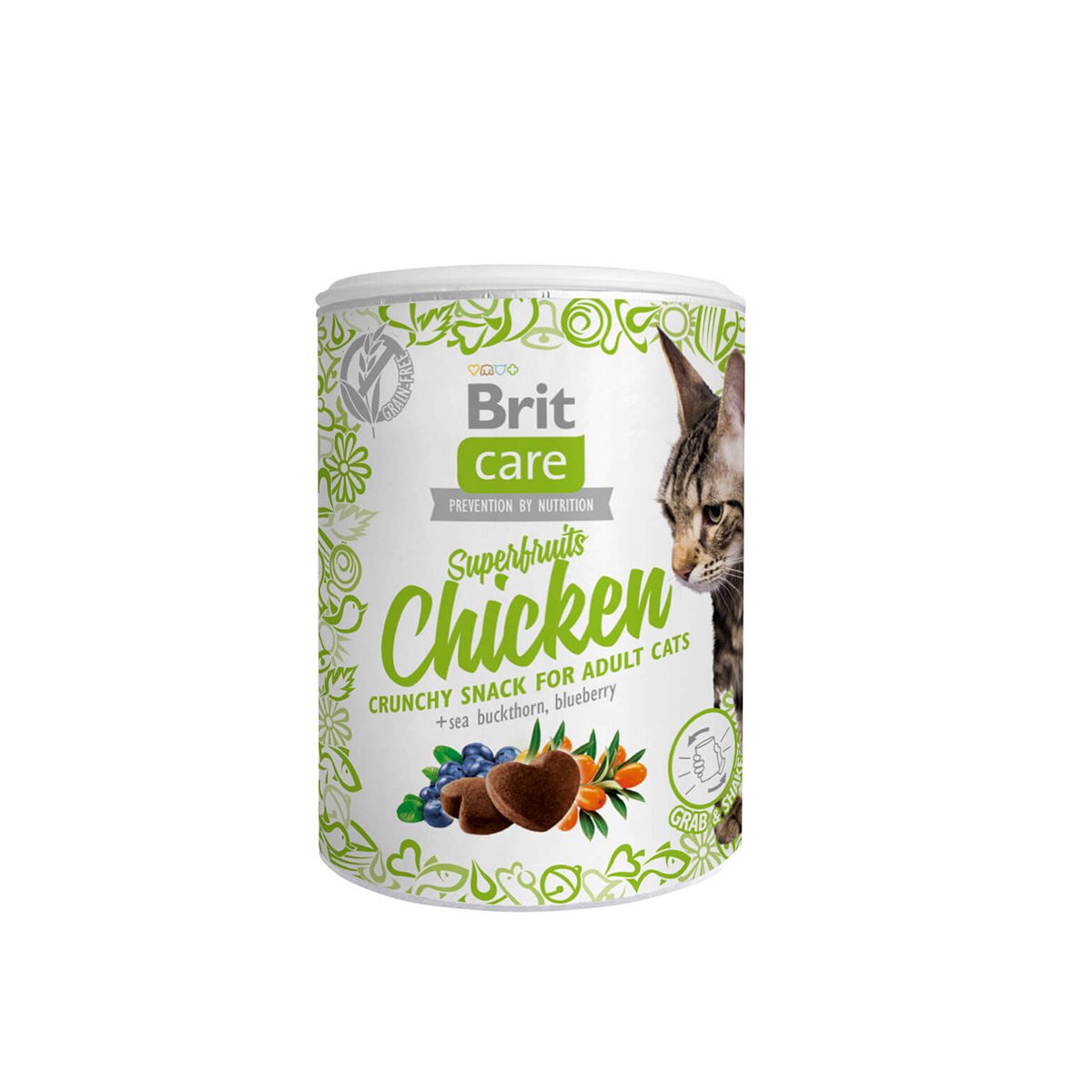 Brit care Cat Snack - Superfruits Chicken 6x100g von Brit Care