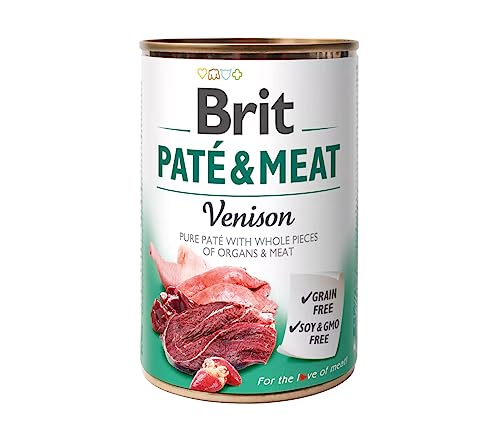 VAFO Praha s.r.o. Brit Can Nassfutter für Hunde, 800 g Pate & Fleisch Venison / 6 von Brit