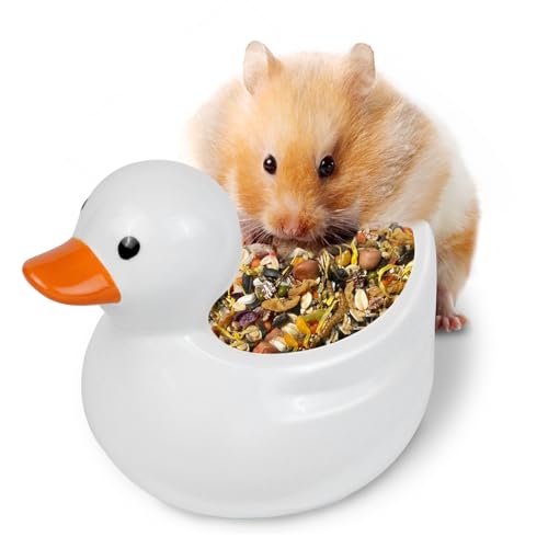 Hamster Futternapf Kleintiere Futternapf Entenform Keramik Kleine Haustiere Futterspender für Rennmäuse Igel Ratte Nager Hamster Futternapf Kleintiere Futternapf Entenform Keramik Kleine Haustiere Futterspender für Rennmäuse Igel Ratte Nager von BroPetAssistant