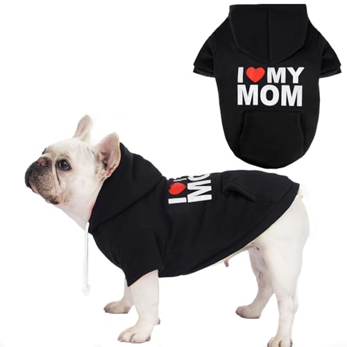 Hund Hoodie mit Taschen, Hundepullover Kleine Hunde für Chihuahua Teddy Französische Bulldogge, Weiche Hundekostüm Mantel, Warm Kapuzenpulli für Hund, Hunde Kapuzenpullover für Herbst Winter, L (B) Hund Hoodie mit Taschen, Hundepullover Kleine Hunde für Chihuahua Teddy Französische Bulldogge, Weiche Hundekostüm Mantel, Warm Kapuzenpulli für Hund, Hunde Kapuzenpullover für Herbst Winter, L (B) von BrooBirder