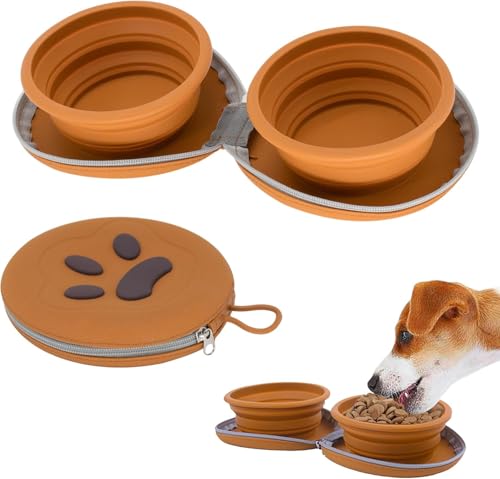 Hundenapf Faltbar, 900ml Futternapf Hund, Fressnapf Hund Edelstahl, Napf Hunde Unterwegs, Hundenäpfe Plastik mit Griff, Hundeschüssel Camping und Wandern, Tragbarer Wassernapf für Große/Kleine Hunde,C Hundenapf Faltbar, 900ml Futternapf Hund, Fressnapf Hund Edelstahl, Napf Hunde Unterwegs, Hundenäpfe Plastik mit Griff, Hundeschüssel Camping und Wandern, Tragbarer Wassernapf für Große/Kleine Hunde,C von BrooBirder
