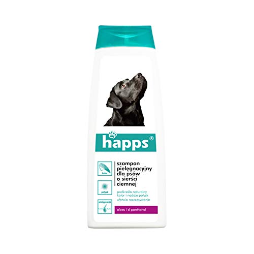 Bros Happs Hundeshampoo Pflegeshampoo für Hunde Fellpflege 200ml (Für Hunde mit dunklem Fell) von Bros
