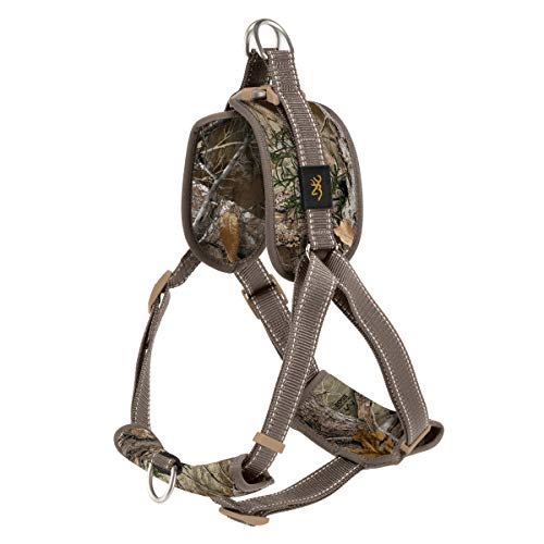 Browning Pet Padded Dog Walking Harness RT Edge Elch Grey, S von Browning