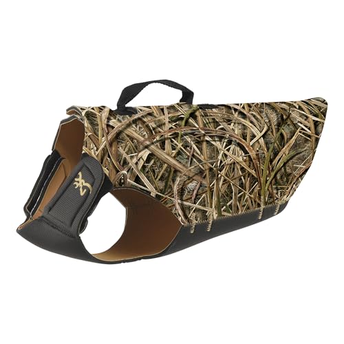 Browning Pet Dog Hundeweste aus Neopren, 5 mm Griff, groß, Realtree MAX-5 (5 mm), Größe L von Browning