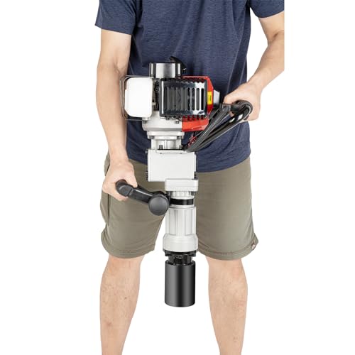 Brride 2-Takt 900W Benzin Pfahlramme mit Benzinmotor, 32,6cc Manuelles Rammgerät für Zaunbau, Pfostenramme Benzin Pfostentreiber mit Zwei Hülsen für Gartenzaun Brride 2-Takt 900W Benzin Pfahlramme mit Benzinmotor, 32,6cc Manuelles Rammgerät für Zaunbau, Pfostenramme Benzin Pfostentreiber mit Zwei Hülsen für Gartenzaun von Brride