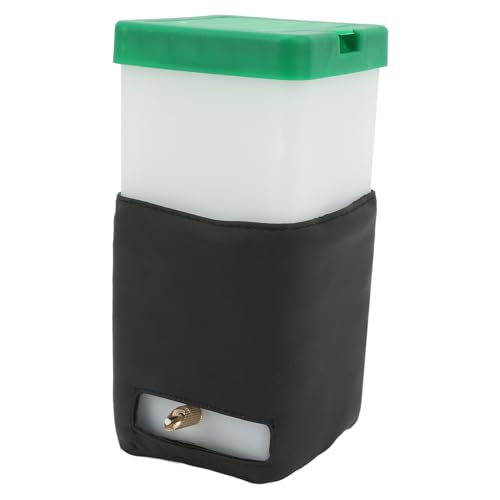 Brrnoo Beheizte 1-Liter-Kleintierflasche, Wasserspender mit Konstanter Temperatur für Kaninchen, Hamster, Vögel, Tragbare Kleintiertränke, aus Kunststoff, Leicht zu Reinigen und mit von Brrnoo