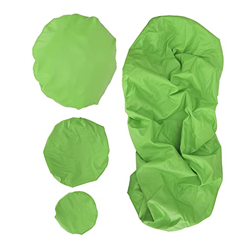 Brrnoo 4PCS PU Stuhl Protective Deckungsausrüstung Abdeckungsabdeckung mit Haltbarem PU -Material für den Schutz der Kopfstützenschütze von Stuhl (Green) von Brrnoo