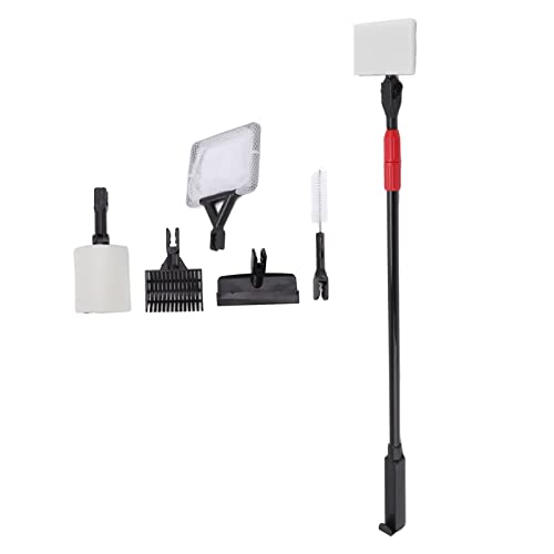 Brrnoo Aquariumreinigungswerkzeuge, 6 in 1 Fischbox -Reinigungskit Aquarium Reiniger Aquarium Reiniger Verstellbarer Langgang Fischbox Pinsel für Salzwasser Süßwasser von Brrnoo