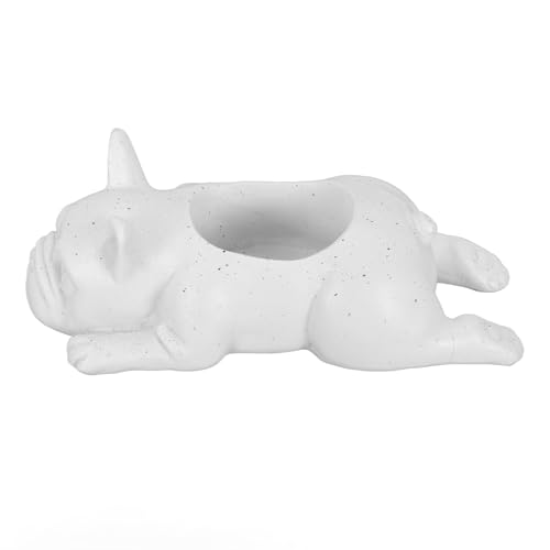Brrnoo Französische Bulldogg -Gartentöpfe, Französische Bulldoggenform Harzhund Sukkulenten Pflanzer Hunde Pflanzer Innovative Niedliche Dekorative Hunde für Innenpflanzen für Hausgartenbüro (L 360 Brrnoo Französische Bulldogg -Gartentöpfe, Französische Bulldoggenform Harzhund Sukkulenten Pflanzer Hunde Pflanzer Innovative Niedliche Dekorative Hunde für Innenpflanzen für Hausgartenbüro (L 360 von Brrnoo