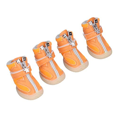Brrnoo Hunde Regenstiefel, Atmungsaktive Hundestiefel für Sommer Heiße Pflaster Hundestiefel Hundeschuhe Große Hunde Nicht -Slip -Hund für Kleine Im Freien Im Freien Winter Schnee (3 Größe) von Brrnoo