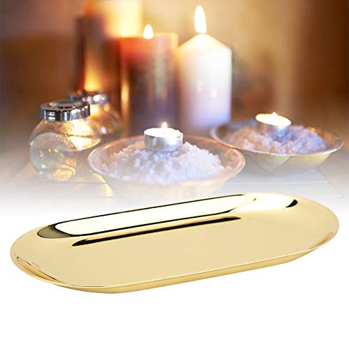 Brrnoo Kerzenschale, Edelstahl Aromatherapie Kerzenwerkzeug Große Aufbewahrungsschale 430 Kerzenplatten und Tablettschalen Organizer (Groß 31x31,5cm) von Brrnoo